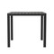 Merrick Lane Tristan All-Weather Indoor/Outdoor Square Patio Dining Table for 4 with Steel Frame and Poly Resin Slatted Top